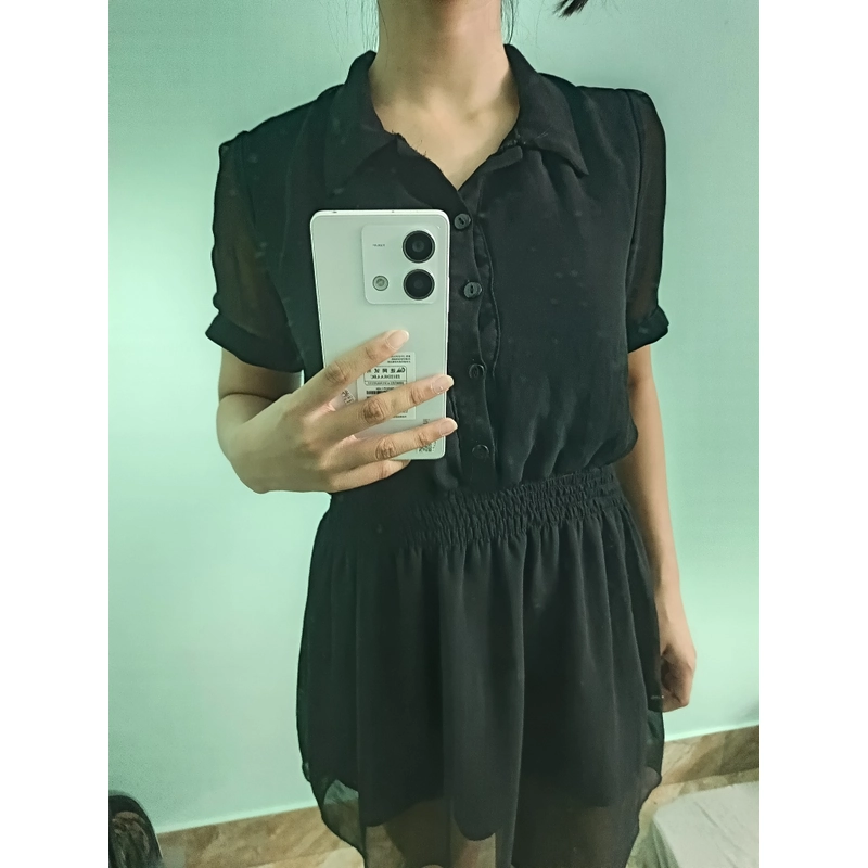 Combo váy ren tiểu thư + váy babydoll 504920
