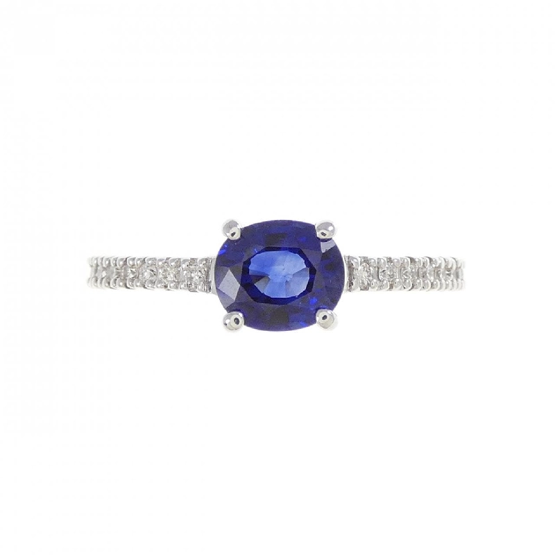 Nhẫn Sapphire K18WG 0.888CT 669539