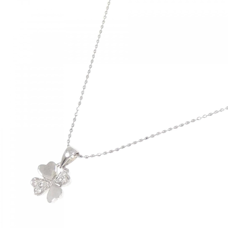 Dây chuyền kim cương cỏ ba lá Folli Follie 0.04CT - Hàng hiệu Authentic 844454