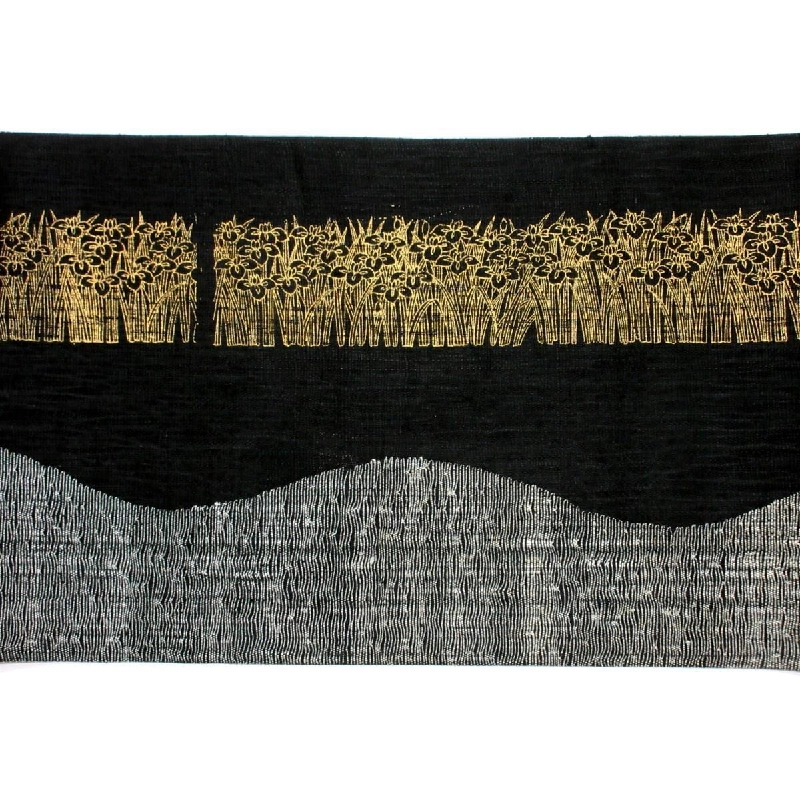 Đai obi lụa thêu họa tiết - Hàng hiệu Authentic 876115