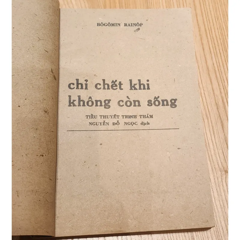 CHỈ CHẾT KHI KHÔNG CÒN SỐNG 788807