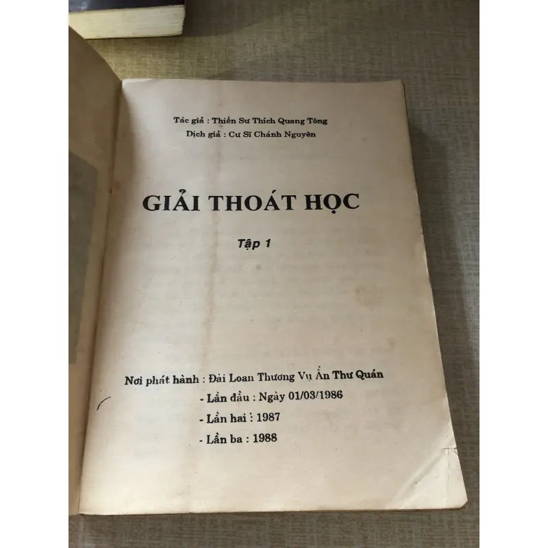 Giải thoát học-Tác giả Thiền sư Thích Quang Tông 960406