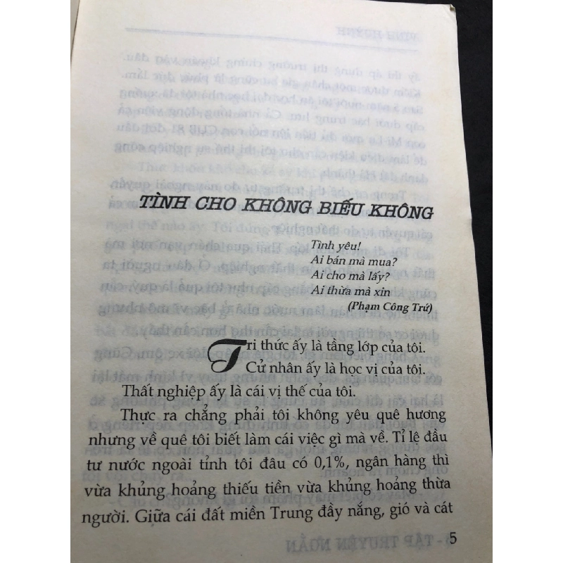 Đồng đẳng 2003 mới 70% ố bẩn nhẹ Vinh Huỳnh HPB0906 SÁCH VĂN HỌC 915366