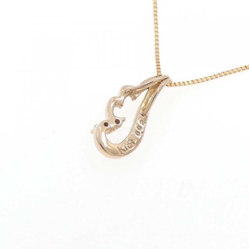 K18PG Dây chuyền kim cương 0.02CT - Hàng hiệu Authentic 856786