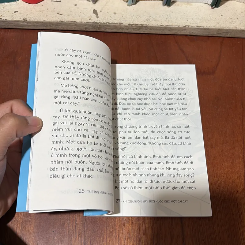 Sách Thiếu Nhi: Khi Quá Buồn Hãy Tưới Nước Cho Một Cái Cây - Trương Huỳnh Như Trân - 2018 711391