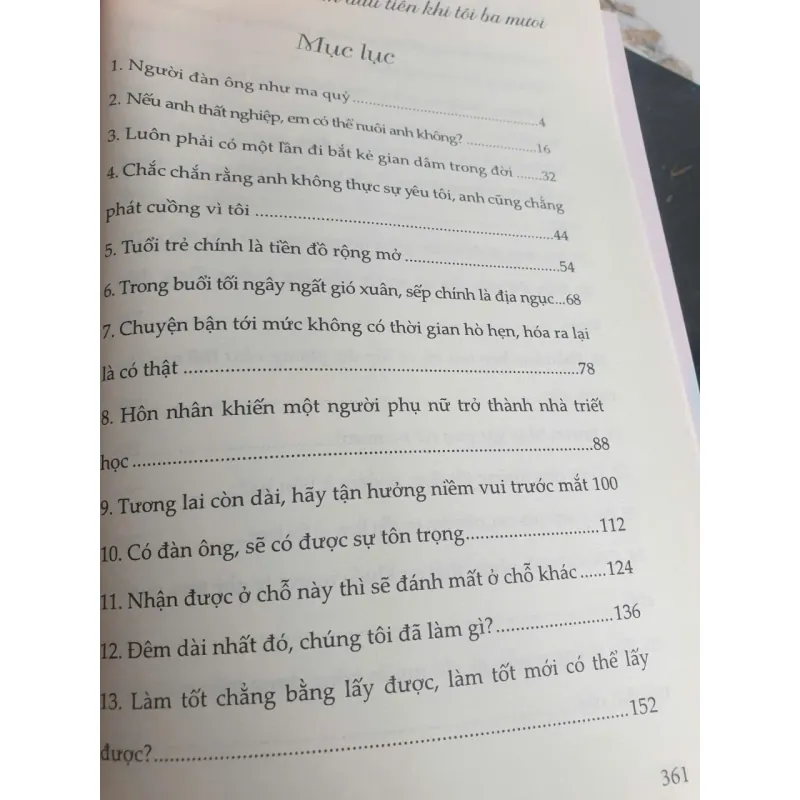 Bộ Tiểu Thuyết Năm đầu tiên khi tôi ba mươi - Mao Lợi mới 90% 674340