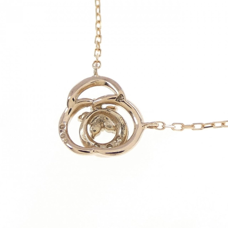 K18PG Mặt trăng × Ngôi sao Dây chuyền kim cương 0.06CT - Hàng hiệu Chính hãng 860530