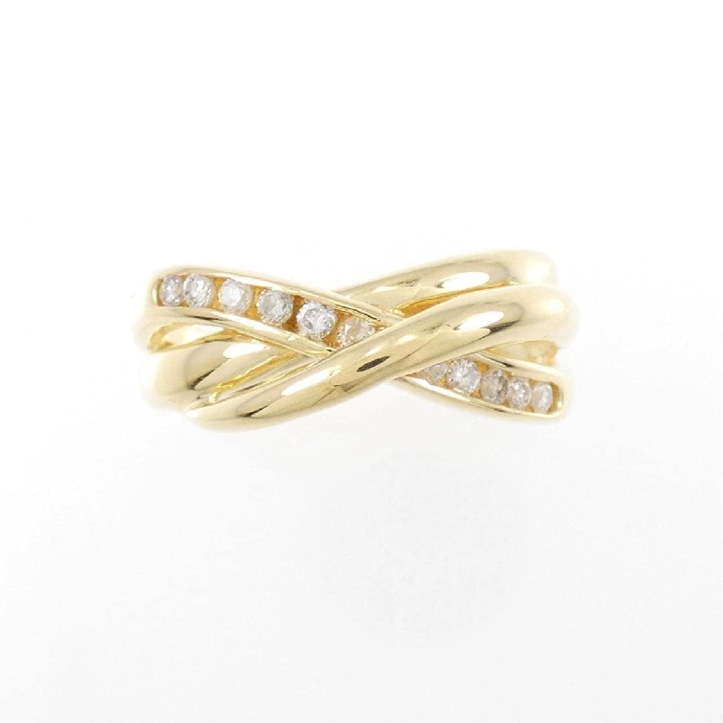 Nhẫn kim cương K18YG 0.16CT 673123