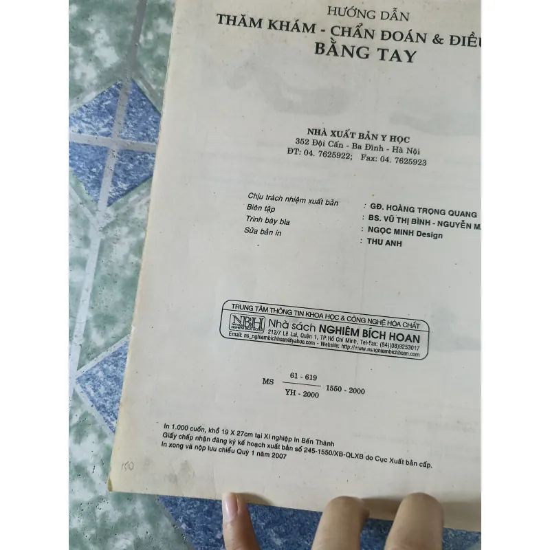 Hướng dẫn thăm khám chẩn đoán và điều trị bệnh bằng tay - BS. Lê Vinh 781983