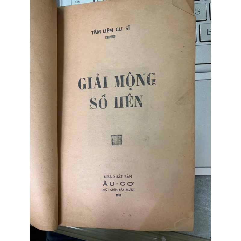 GIẢI MỘNG SỐ HÊN - TÂM LIÊM CƯ SĨ 363492