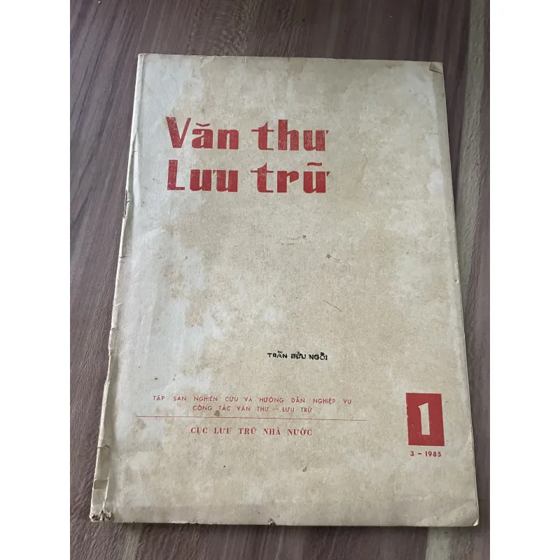 Văn thư lưu trữ - 3.1985 789024