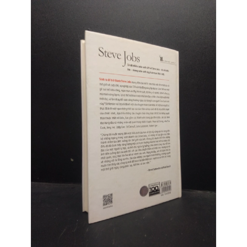Sinh ra để trở thành Steve Jobs Brent Schlender - Rick Tetzeli (bìa cứng) 2017 Mới 80% bẩn tróc gáy nhẹ HCM.ASB0309 356452