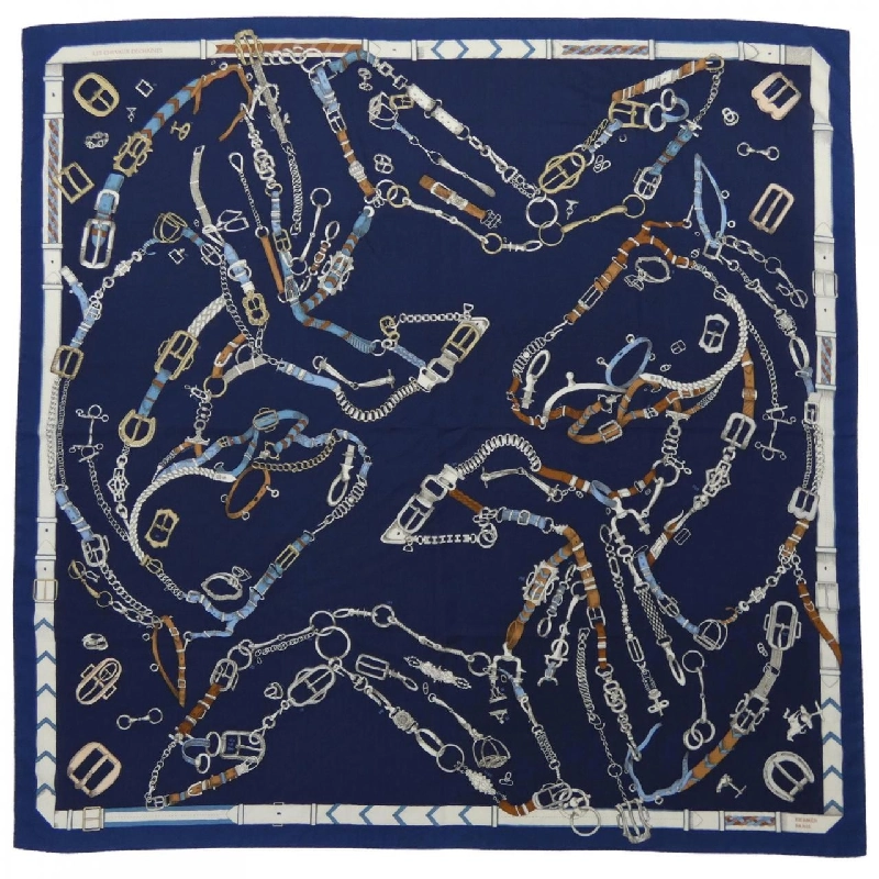 HERMES LES CHEVAUX DECHAINES H244096S Khăn choàng - Hàng hiệu Authentic 835019