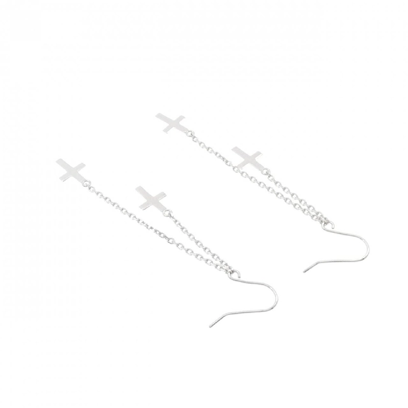 K14WG Khuyên tai chéo - Hàng hiệu Chính hãng 870824