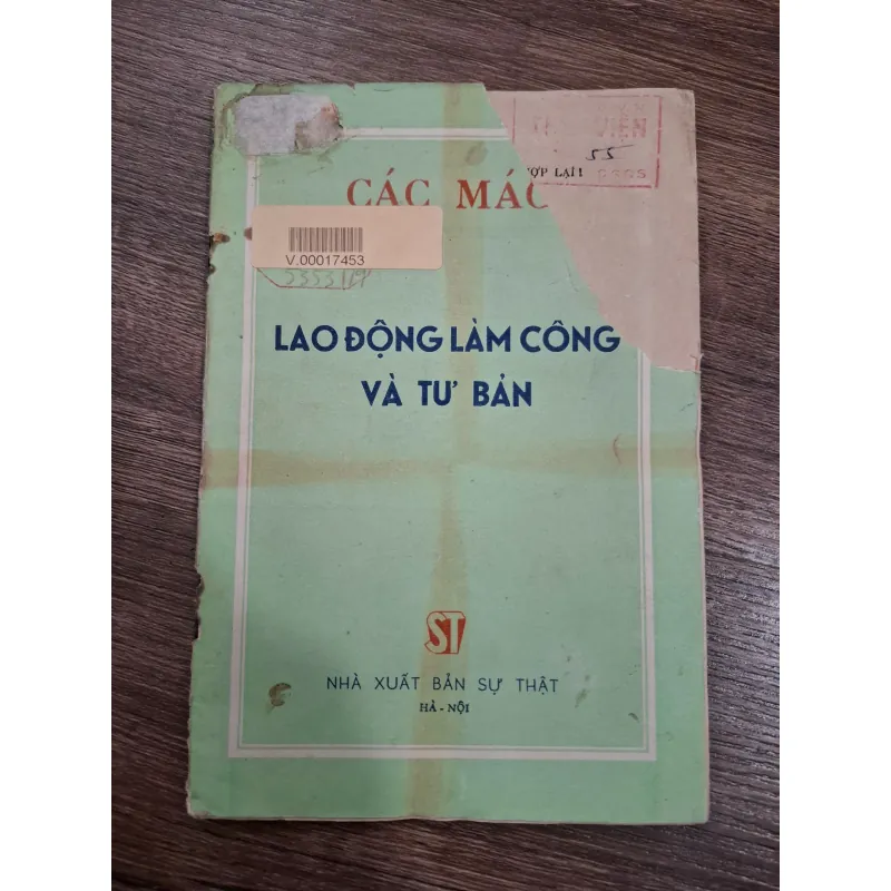 Lao động làm công và tư bản - Các Mác - Kinh tế chính trị 714874
