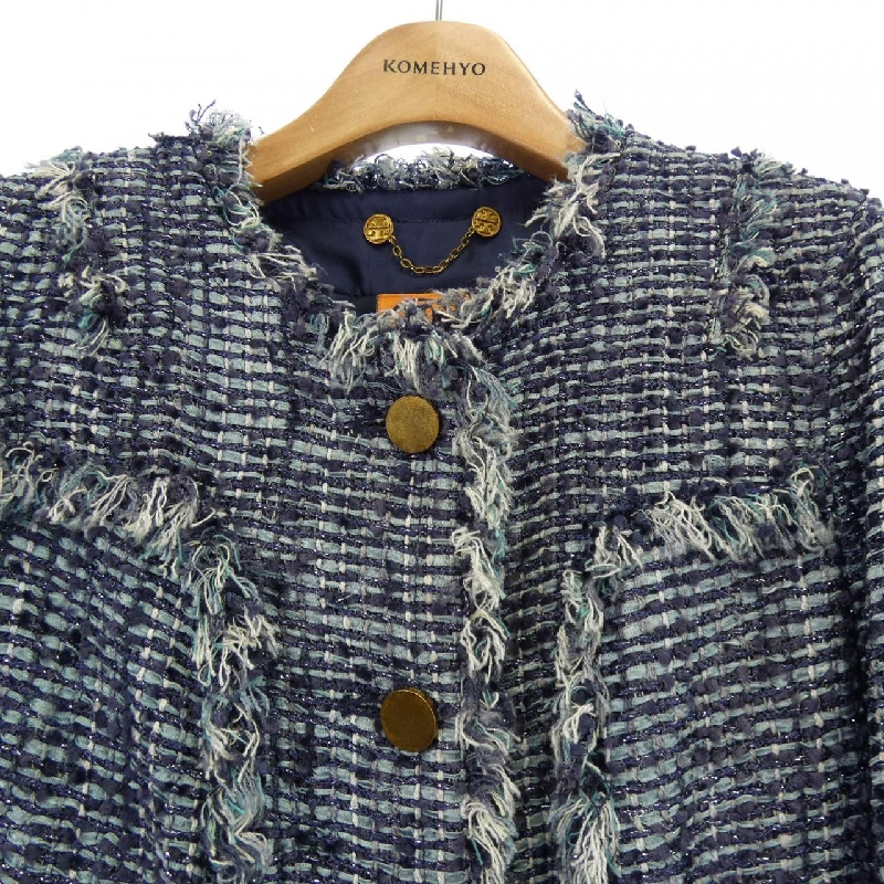 Jacket không cổ TORY BURCH 630633