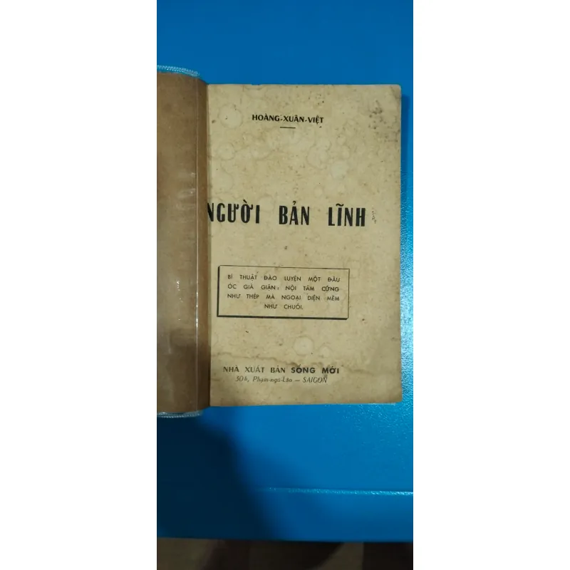 Người Bản lĩnh - Hoàng Xuân Việt - Sách xưa 1959 - Hiếm, giá trị  752985