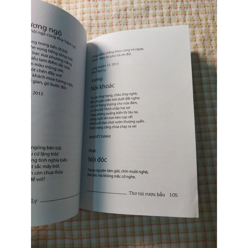 THƠ TÚI RƯỢU BẦU - KHA TIỆM LY 713717