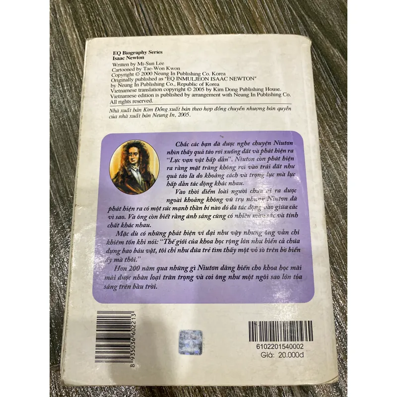 TRUYỆN KỂ VỀ DANH NHÂN THẾ GIỚI**NEWTON**TẶNG QUÀ 0Đ + FREESHIP 688390