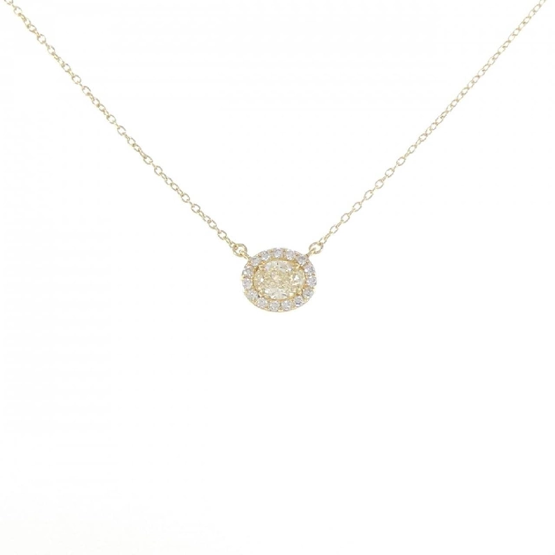 K18YG Dây chuyền kim cương 0.62CT - Hàng hiệu Chính hãng 863506