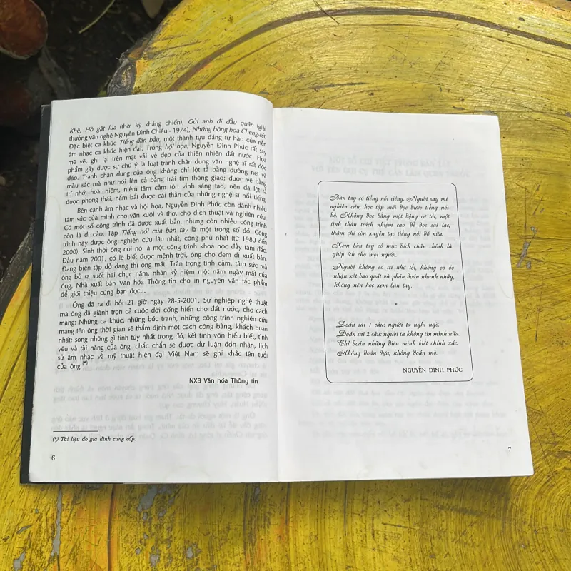 COMBO TIẾNG NÓI CỦA LÒNG BÀN TAY & ĐÀM THIÊN THUYẾT ĐỊA LUẬN NHÂN 754014