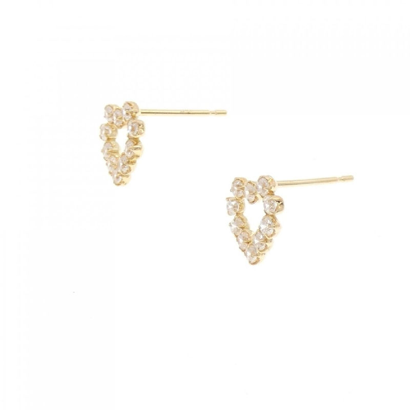 K18YG Bông tai hình trái tim - Hàng hiệu Authentic 867513