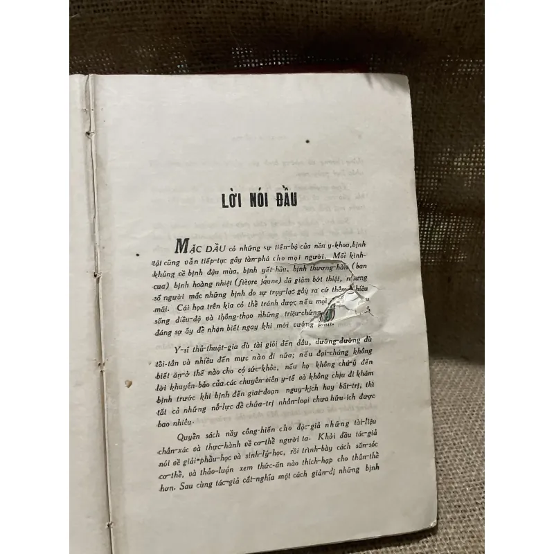 Sức khỏe chị nam- sách y trước 75-  800213