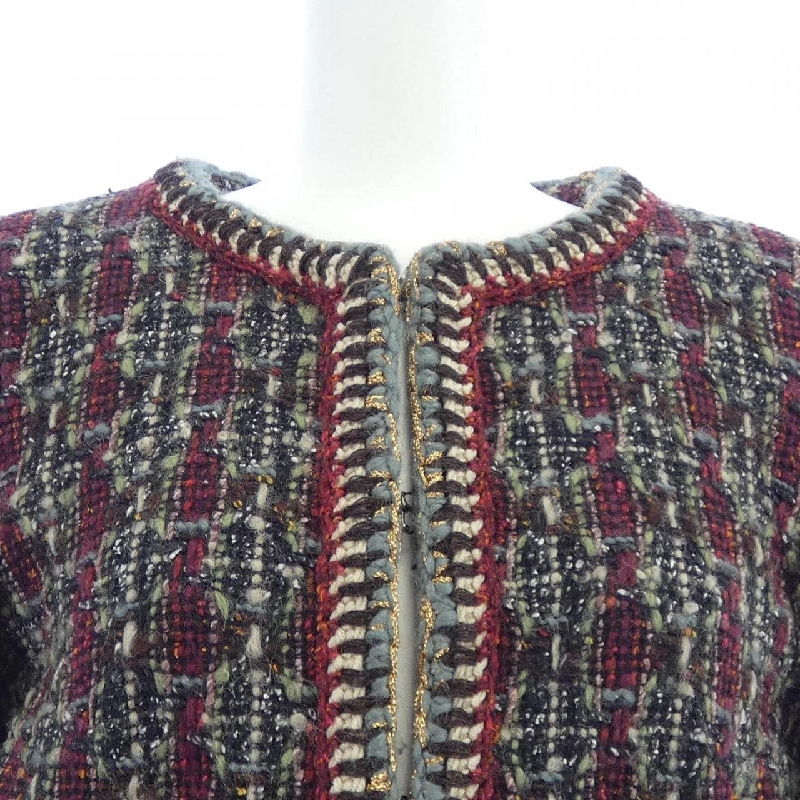 Jacket không cổ CHANEL P52693V39167 629091