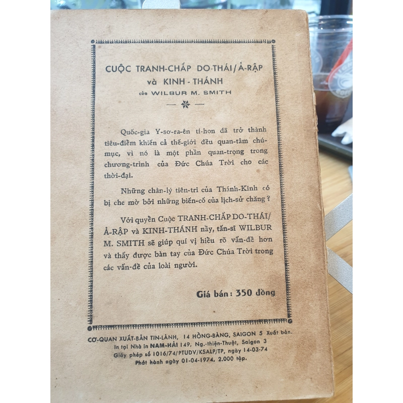 Cuộc Tranh Chấp Do Thái / Ả Rập và Kinh Thánh (Sách rất hiếm, có 102) 479016