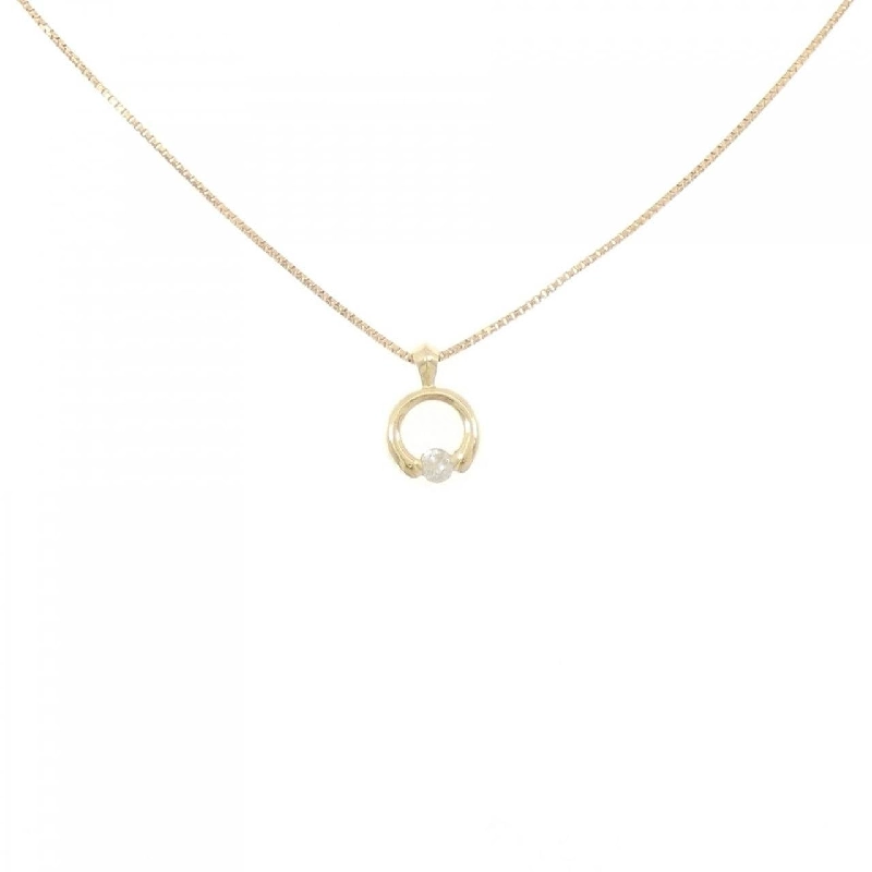 Dây chuyền kim cương K18YG 0.05CT - Hàng hiệu chính hãng 855675