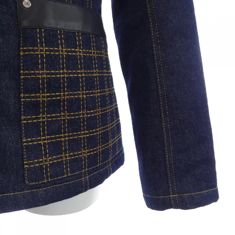 Áo khoác denim HERMES 1H0230DK 628929