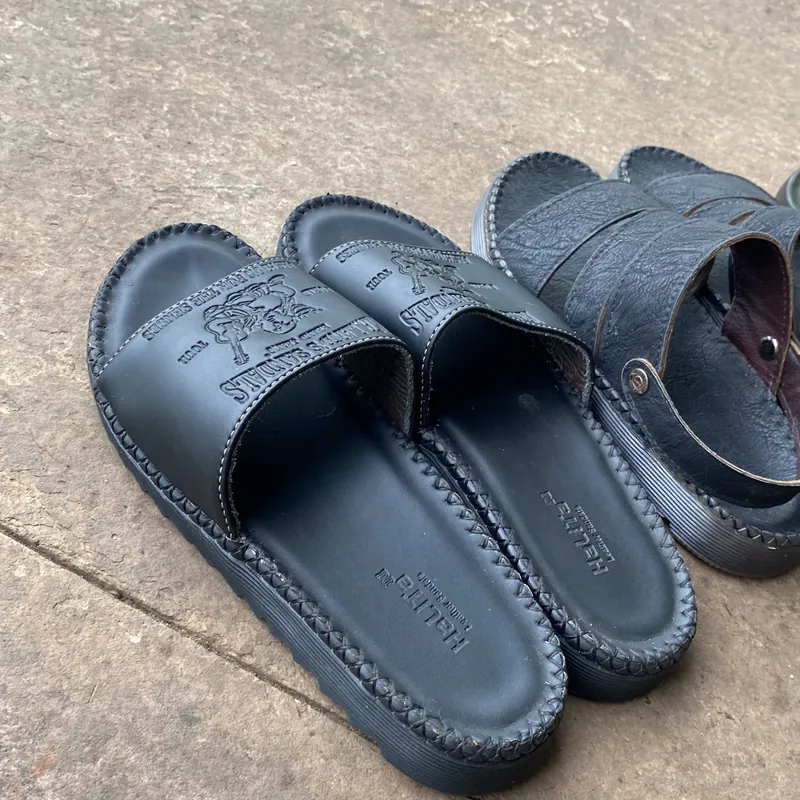 Combo 3 đôi dép da + cao su thanh lý 605066