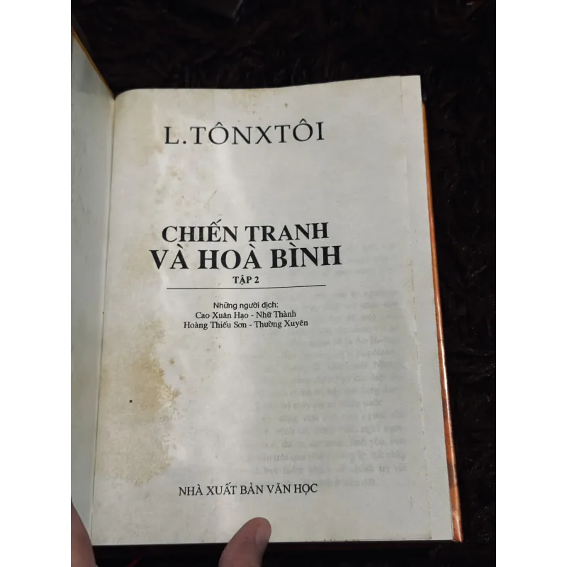 Chiến tranh và hoà bình (bìa cứng)  1013352