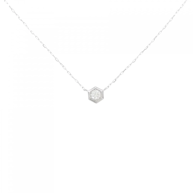 Dây chuyền kim cương K18WG 0.08CT - Hàng hiệu Chính hãng 863452