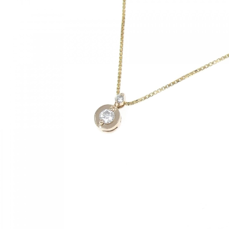 K18PG/K18YG Dây chuyền kim cương 0.10CT - Hàng hiệu Chính hãng 861601