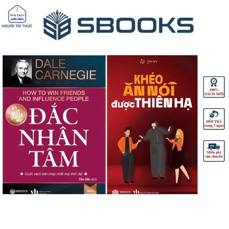 Combo 2 cuốn Đắc nhân tâm và khéo ăn nói sẽ được lòng thiên hạ 479369