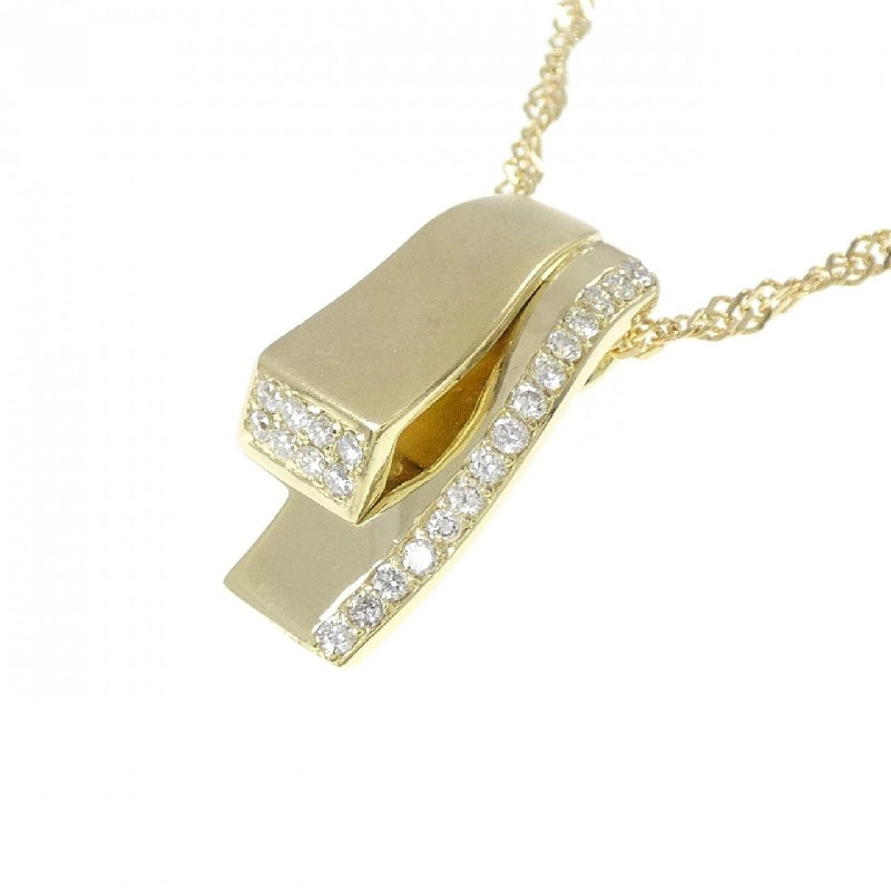 K18YG Dây chuyền kim cương 0.28CT - Hàng hiệu Authentic 857451