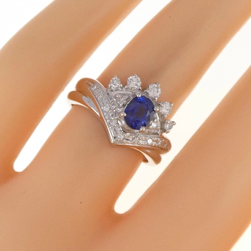 Nhẫn Sapphire PT900 0.71CT 673691