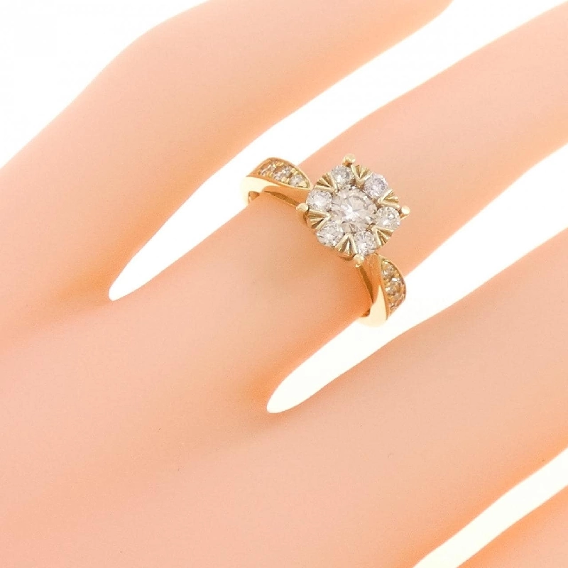 Nhẫn kim cương K18YG 0.66CT 670144