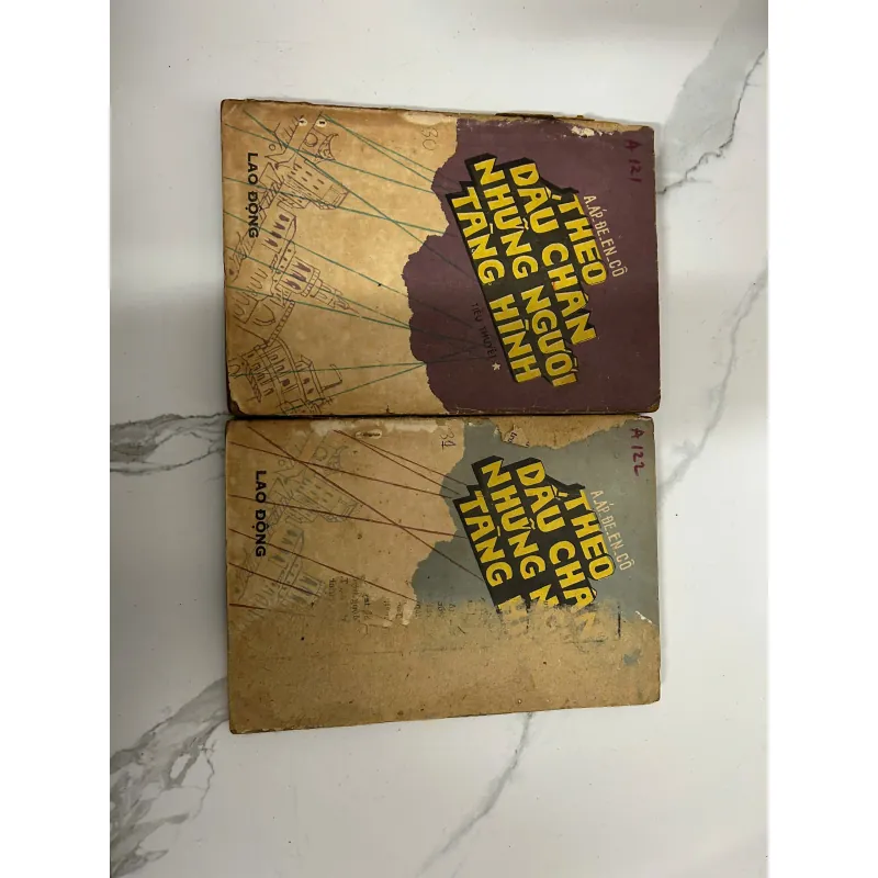 Theo dấu chân những người tàng hình – A.A.Belenco NXB Lao Động – Bản in cũ (2 tập) 718120