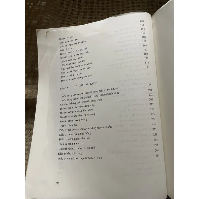 Điều trị học nội khoa tập một -sách y khổ lớn -270 trang  799776