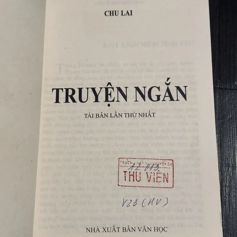 Truyện ngắn Chu Lai 574895