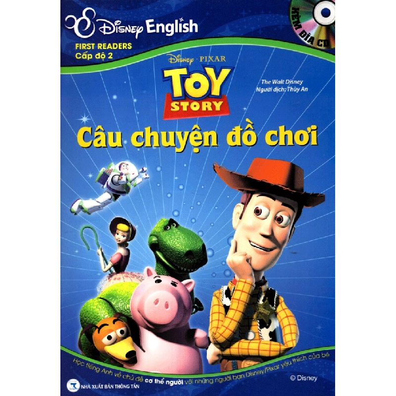 Disney English - Cấp Độ 2: Câu Chuyện Đồ Chơi (Kèm CD) - The Walt Disney ASB.PO Oreka Blogmeo 230225 395001