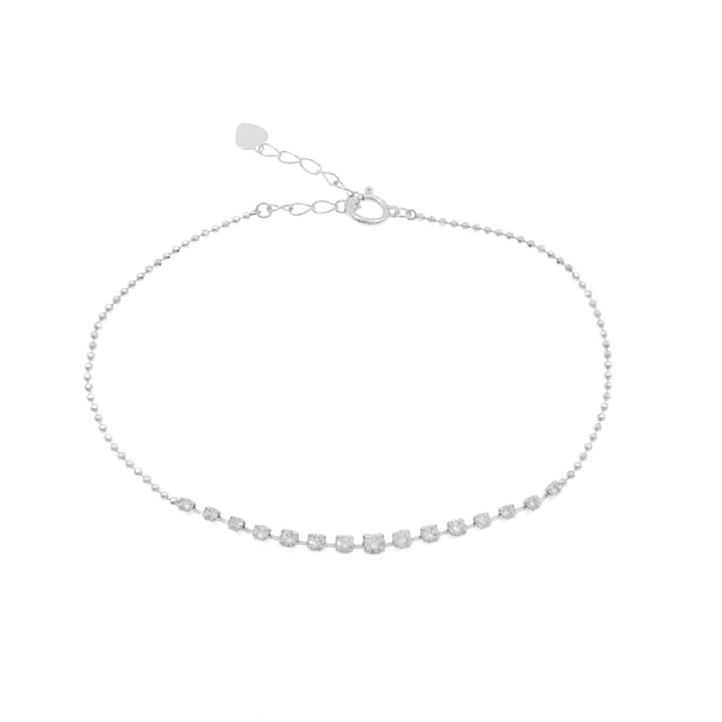 K18WG Vòng tay kim cương 0.50CT - Hàng hiệu Chính hãng 873754