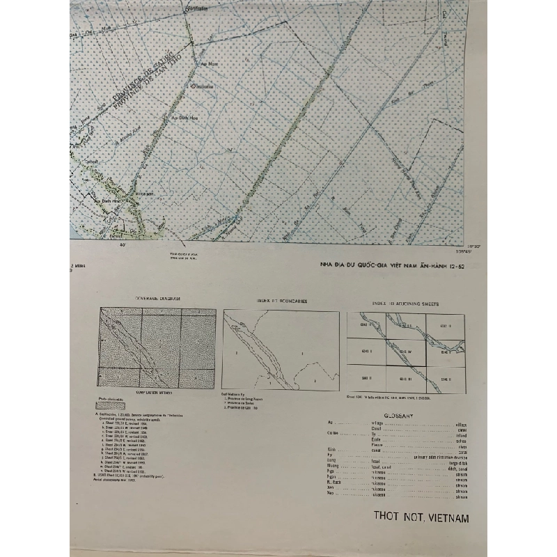 Bản Đồ Xưa Trước 75 : 6141 IV - THOT NOT 283198
