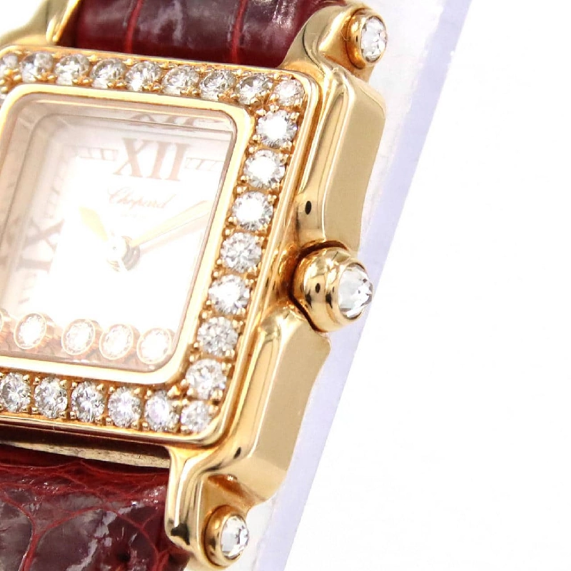Chopard Happy Sport Square YG/D･5P 27/6850-20/11 YG Quartz - Hàng hiệu Chính hãng 872665