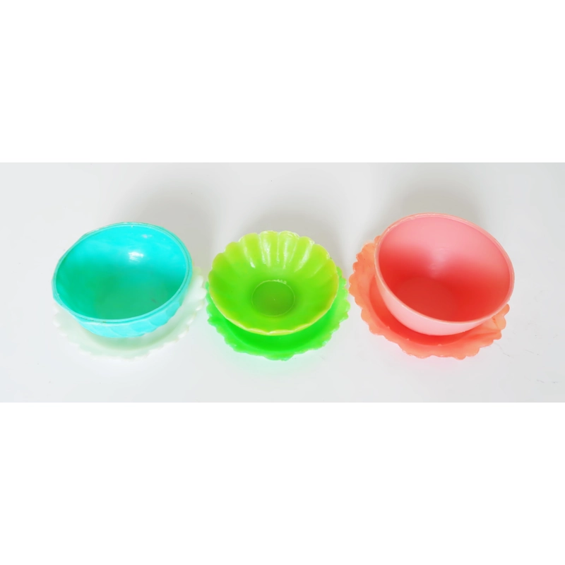 Lô tô, dĩa nhựa mini trong bộ chơi đồ hàng xưa phiên bản tuổi thơ 9x 454838
