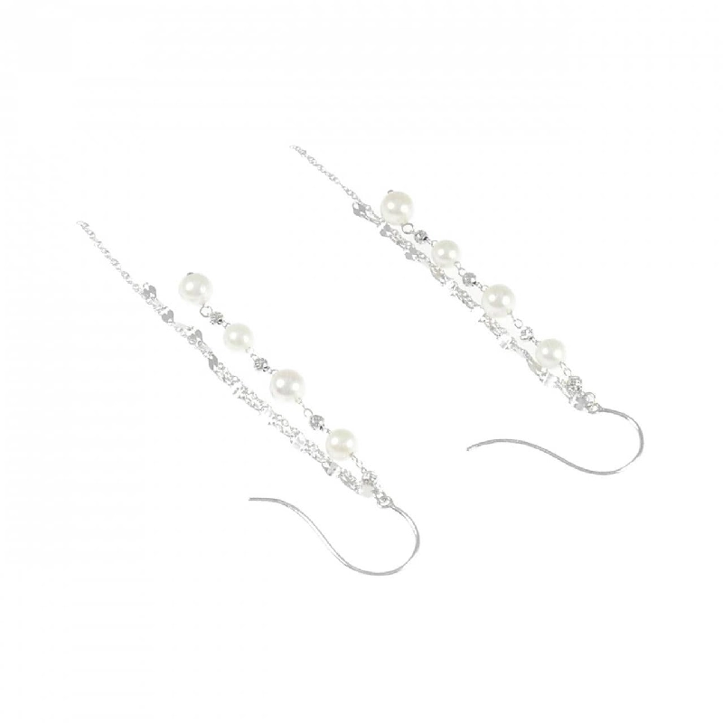 K18WG Bông tai ngọc trai Akoya - Hàng hiệu Authentic 868829