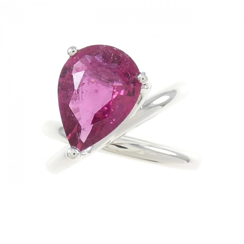 Mikimoto Nhẫn Tourmaline Rubellite 3.41CT - Hàng hiệu Chính hãng 842357