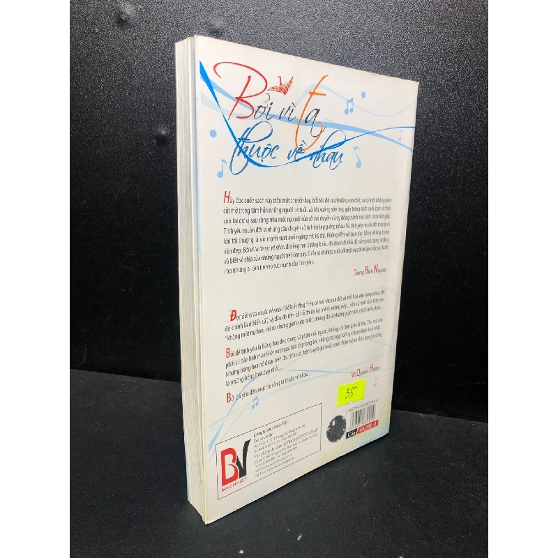 Bởi vì ta thuộc về nhau 2010 Phan Anh mới 85% ố ( văn học ) HCM2812 913053